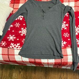 Brandy Melville Charcoal Long Sleeve Tee